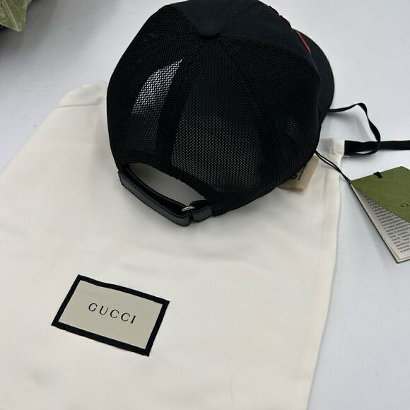 Unisex Gucci embroidered baseball cap size extra small adjustable made in Italy - Picture 5 of 8